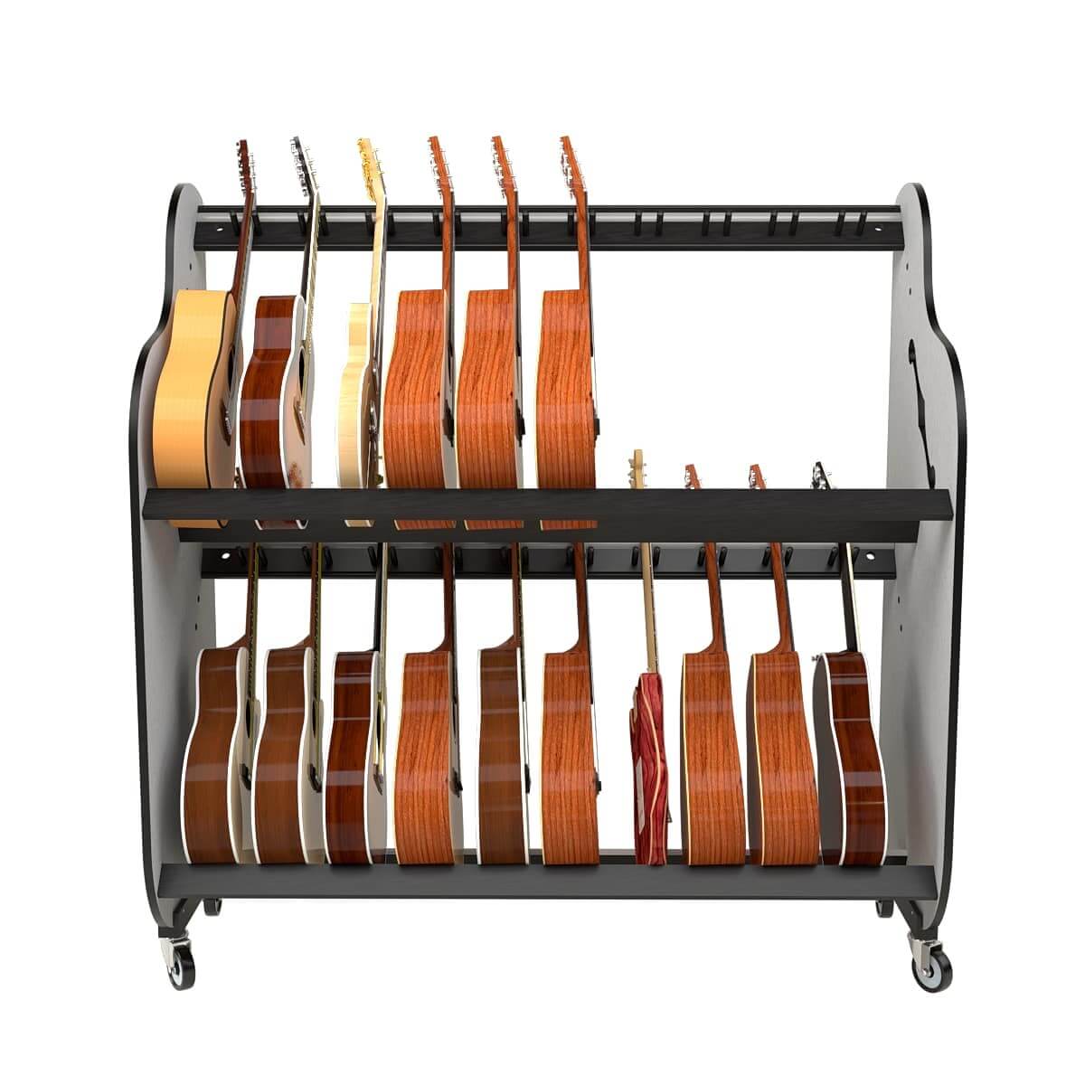 guitar storage shelf rack